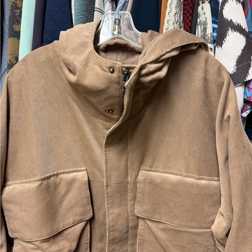 Banana Republic mens loose fit corduroy utility jacket